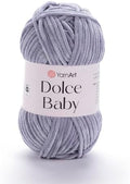 YarnArt Dolce Baby – Soft Chenille Velvet Yarn, 50g (1.76 oz), 93 yds
