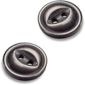 100 Pcs Grey Fish Eye Buttons 0.75 inch Sewing Buttons 2 Hole Smoke