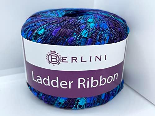 Berlini Ladder Ribbon Yarn - 50 Grams (1.75 Ounces), 142 Yards - #170