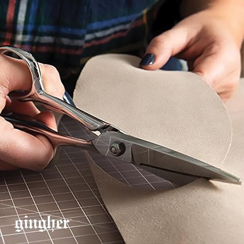 Gingher 8" Utility Fabric Shears, Heavy Duty Fabric Scissors