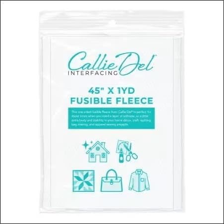Callie Del Fusible Fleece 1yd Package 45" x 1yd CD102FPKG45