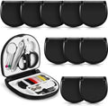 Yuxung 10 Pcs Mini Travel Sewing Kit with Thread Scissor Needle, Black