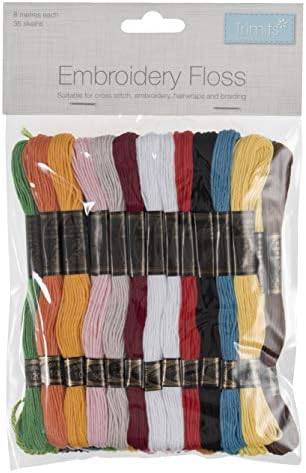 Groves Trimits Premium Embroidery Floss, 100% Cotton, Brights, 8 metre