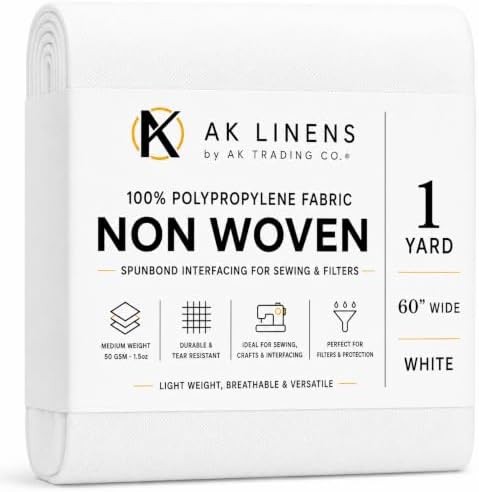 AK TRADING CO. Nonwoven 100% Polypropylene Fabric | Non-Woven Spunbond