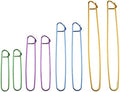 Hahiyo Needles Stitch Holders Set Sturdy Aluminum Mixed Color Safety