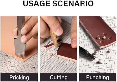 WUTA Self Healing Sewing Mat, Double Sided Non-Slip PVC Cutting Mat A4