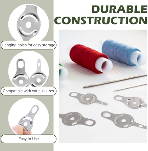 DIPEAK 4 Pcs Metal Needle Threaders for Dritz