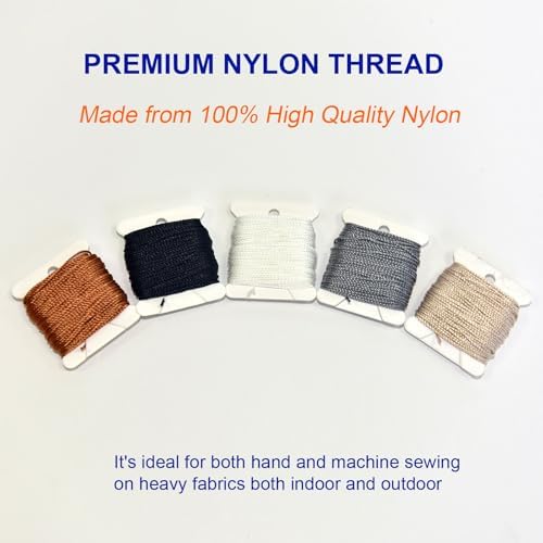 Extra Strong Upholstery Repair Sewing Thread Kit Including 7 Styles of