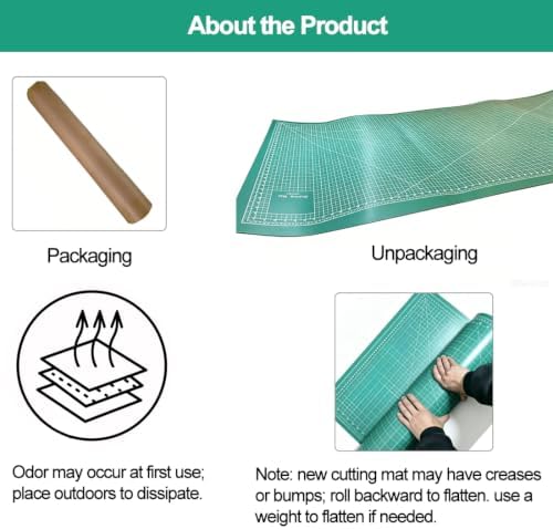 Headley Tools 39.4'' X 78.7'' Thickened Self Healing Cutting Mat