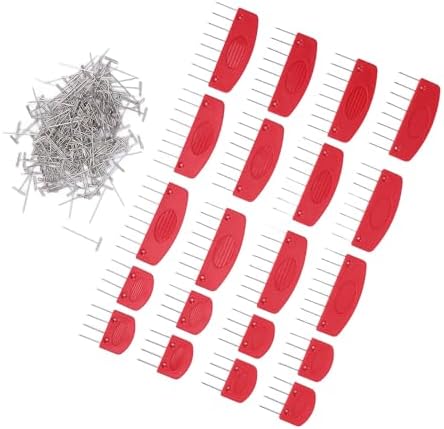 Jenivaint Knit Blocking Combs Pins Kit, Iron and Plastic Crochet