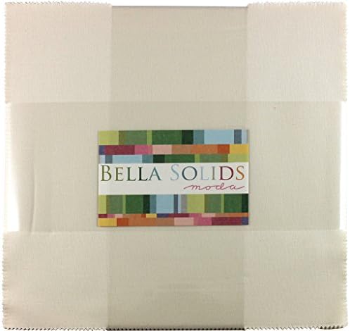 Bella Solids Ivory Jr Layer Cake (9900JLC 60) by Moda House Designer