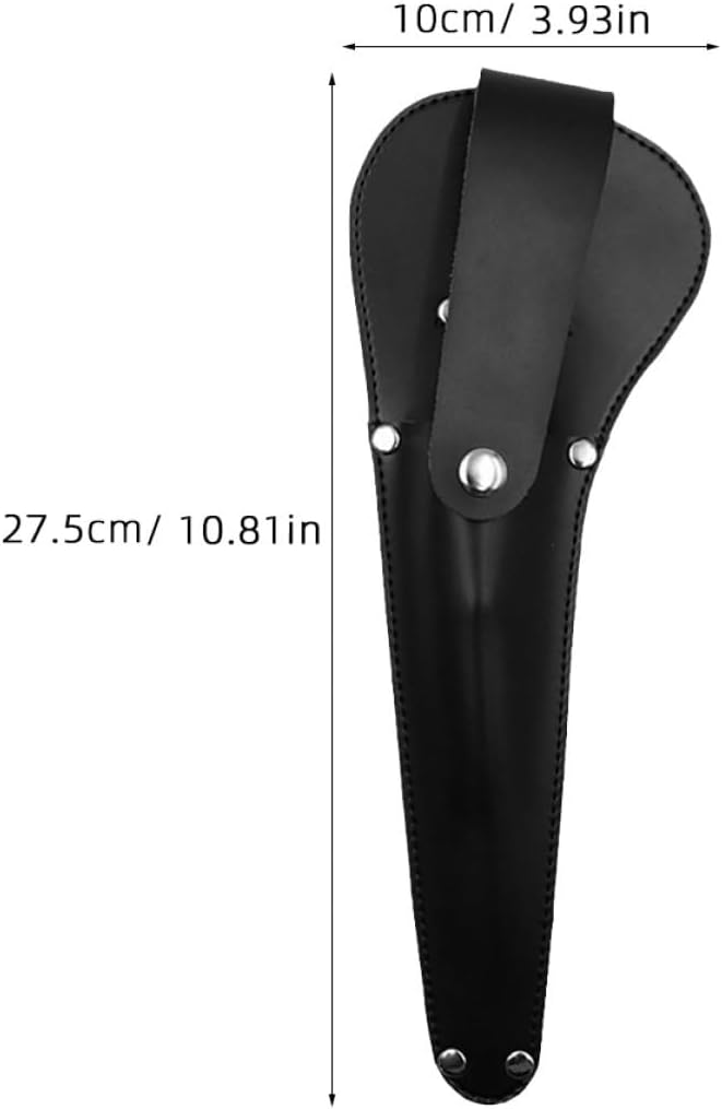 KALLORY PU Leather Scissor Sheath, 10.82 Inch Sewing Scissor Case