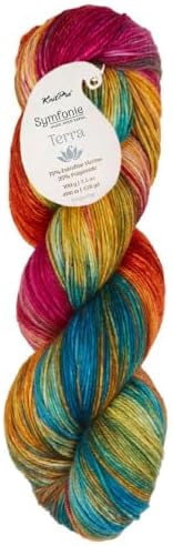 KnitPro Symfonie Fingering Weight Merino Wool Yarn 100g, Dragon Vine