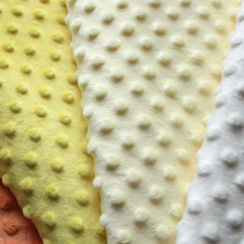Minky Dot Fabric by The Yard DIY Making Supplies 1 Yard x 62 Inch