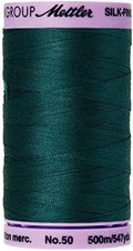 Mettler Silk-Finish Solid Cotton Thread, 547 yd/500m, Spruce