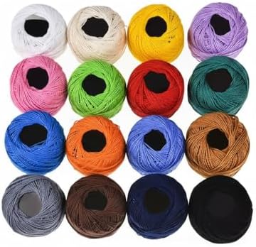 16 Color Embroidery Floss Cross Stitch Threads Stitch Line Friendship