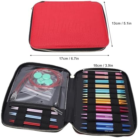 OPPWONG 13 Sizes Interchangeable Knitting Needles Set 3.0-10.0mm