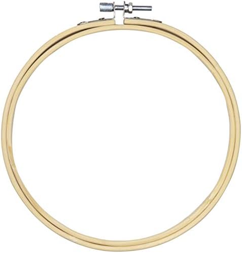 Cousin DIY 6 inch Craft Wood Embroidery Hoop, Brown
