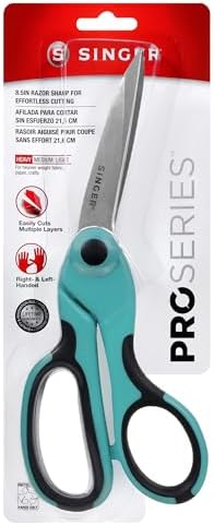 SINGER ProSeriesTM 8.5" Heavy-Duty Bent Fabric Scissors, Tailor