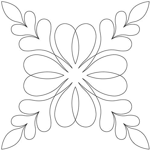 Quilting Stencils for Machine and Hand Quilting - Set of 2 Reusable