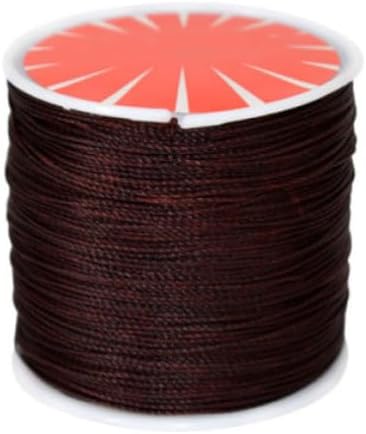 4pcs Round Wax Thread for Leather Sewing, 0.6mm Stitching Cord