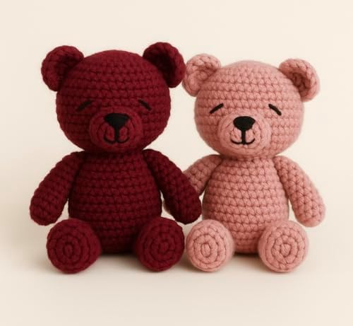 Big Twist Value Yarn Blush 2-Pack Bundle-Wine and Light Rose, 100%