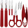 CampTek Seam Ripper, Thread Snips & Scissors Set