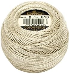 DMC 116 8-613 Pearl Cotton Thread Balls, Very Light Drab Brown, Size 8