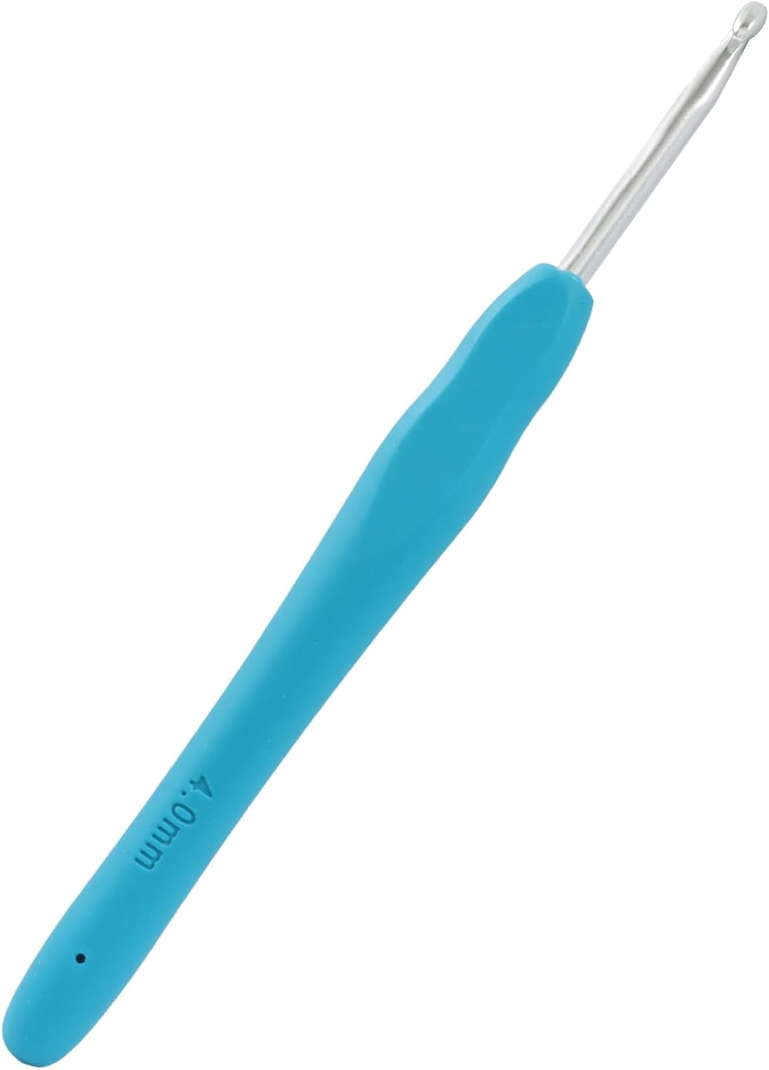 Biaungdo 4mm Crochet Hook, Ergonomic Yarn Crochet Hooks