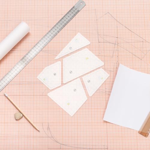 5pcs Acrylic Quilting Template Set for Sewing Hobbyists