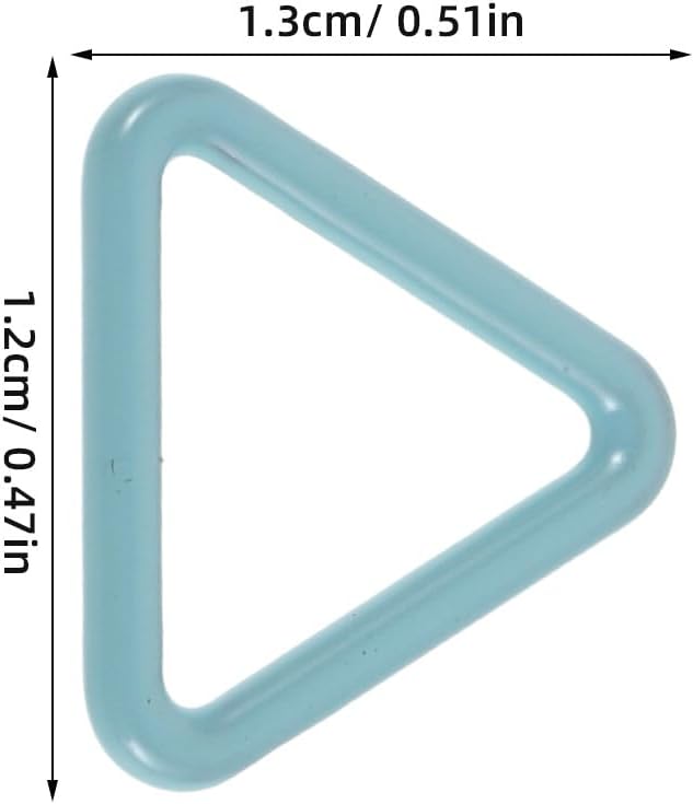 30Pcs Triangle Metal Stitch Markers for Crochet Beginners