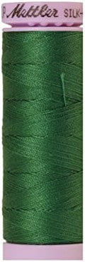 Mettler Silk-Finish Solid Cotton Thread, 164 yd/150m, Bright Green