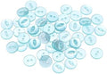 HARFINGTON 50pcs 20L Lake Blue Round Sewing Buttons 12.5mm 1/2" Resin
