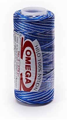 Nylon NO.2 [Variegated] by Omega - Strong 100% Nylon String Cord for