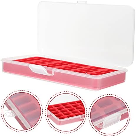 Lurrose 3pcs Sewing Box Organizer Clear Window Compartment Bobbin