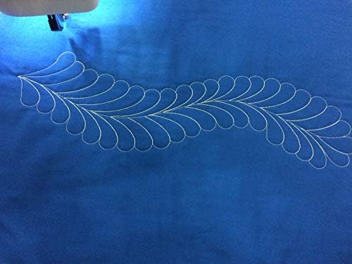 Westalee Design Feather Spine Quilt Template High Shank (12")