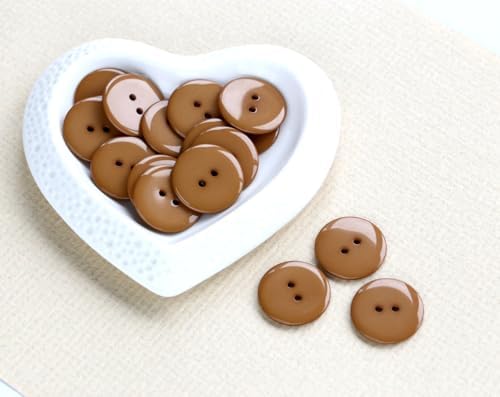100pcs 1 Inch (25mm) Sewing Buttons for Garments Pants Shirt or Coat 2
