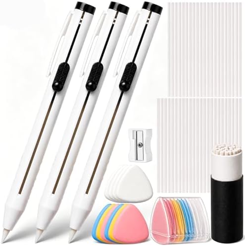 39Pcs Chalk Pencil Refillable Cartridge Set Including 3Pcs Sewing