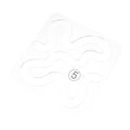 Acrylic Meander Quilting Template Ruler for Machine Sewing Projects