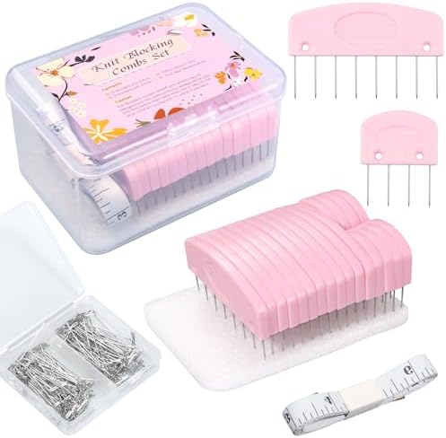 120Pcs Knit Blocking Pins Kit with 100 T-Pins