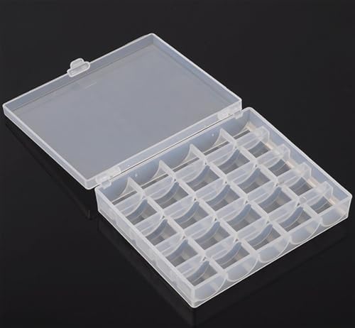 Bobbins Storage Case, 25 Slots, 2 Pack