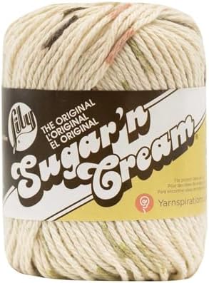 Lily Sugar 'N Cream The Original Solid Yarn, 2.5oz, Medium 4 Gauge