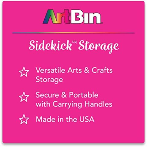 ArtBin Mini Sidekick Carrying Case with Handle, Clear