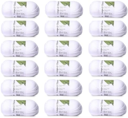 Loops & Threads Impeccable Solid Yarn - Solid Yarn for Knitting