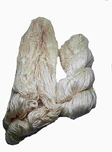 KnitSilk Premium Anamika Combed Lace Weight Silk Yarn, Undyed