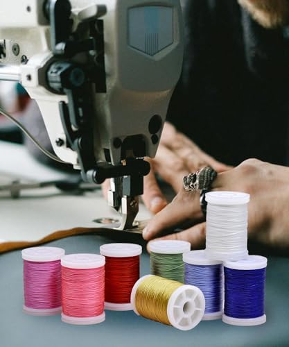 8 Spools Heavy Duty Upholstery Thread Bonded Nylon, 218 Yards for
