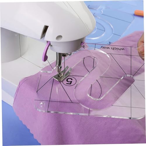 15Pcs/Set Quilting Rulers, Clear Acrylic Quilting Ruler Kit Includes
