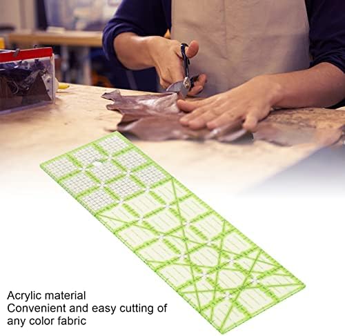 Acrylic Quilting Rulers, Pack of 3 Double-Sided Grid Templates with