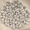 PEPPERLONELY 20PC Metal Shank Fabric Covered Buttons: Bridal &