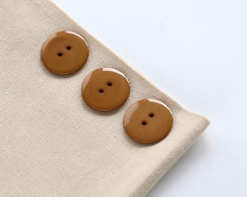 100pcs 1 Inch (25mm) Sewing Buttons for Garments Pants Shirt or Coat 2
